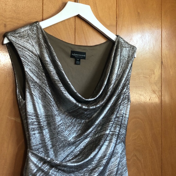 CONNECTED APPAREL Metallic Dress - Picture 3 of 5